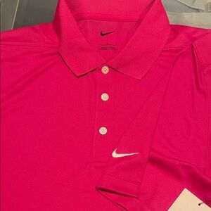 Nike Bright Pink Polo Shirt
